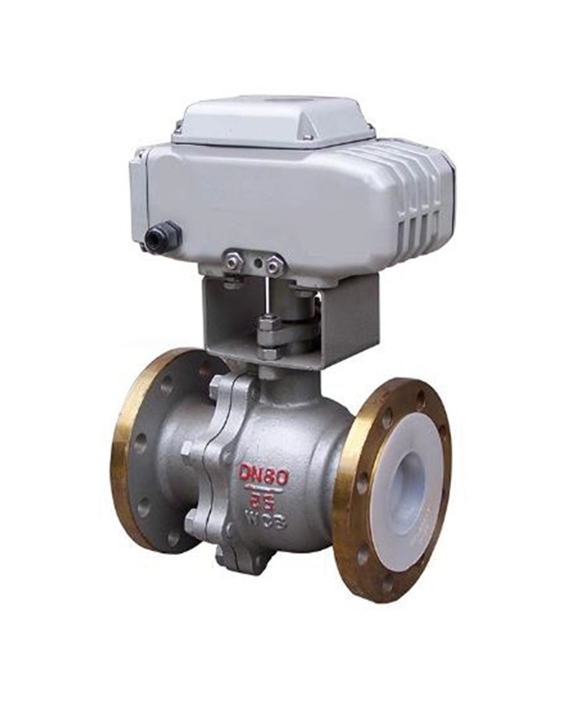 電動襯氟法蘭球閥PN10～PN16